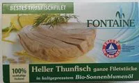 入っている砂糖の量 Heller Thunfisch