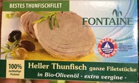 入っている砂糖の量 Heller Thunfisch, ganze Filetstücke, in Bio-Olivenöl