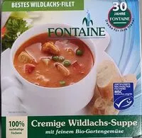 入っている砂糖の量 Cremige Wildlachs-Suppe