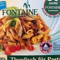 入っている砂糖の量 Tunfisch  für Pasta