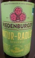 Sokerin määrä sisällä Natur-Radler