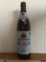 Sokerin määrä sisällä Hefe-Weizen