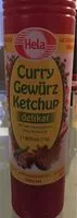 Cantidad de azúcar en Curry Gewürz Ketchup