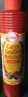 Cantidad de azúcar en Curry Gewürz Ketchup, Scharf