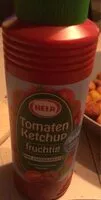 Cantidad de azúcar en Sosse Tomaten Ketchup, fruchtig