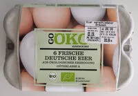 Sokerin määrä sisällä GO ÖKO 6 frische deutsche Eier