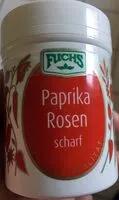 Suhkru kogus sees Paprika Rosen Gewürz scharf