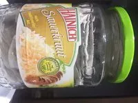 Sokerin määrä sisällä Sauerkraut