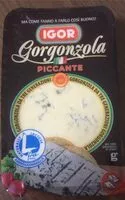 Cantidad de azúcar en Gorgonzola piccante