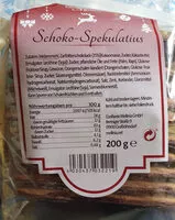 Quantité de sucre dans Schoko-Spekulatius