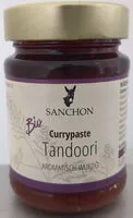 Quantité de sucre dans Currypaste Tandori