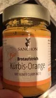 Quantité de sucre dans Brotaufstrich kürbis-orange