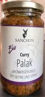 Quantité de sucre dans Curry Palak