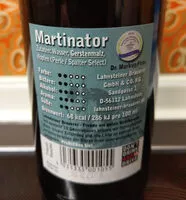 Suhkru kogus sees Martinator, Heller Doppelbock