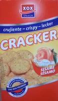 Cantidad de azúcar en Cracker sésame