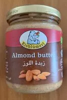 入っている砂糖の量 Almond butter