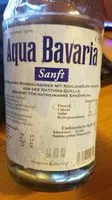 Zucker und Nährstoffe drin Aqua bavaria