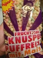 Amount of sugar in Knusperpuffreis mit Mais