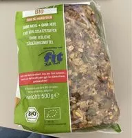 Zuckermenge drin Bio- Hafer Brot
