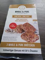 Zucker und Nährstoffe drin Whole pure