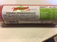 Zucker und Nährstoffe drin Menken