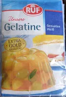 Quantité de sucre dans Unsere Gelatine
