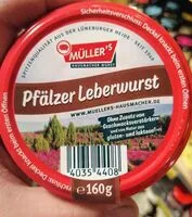Amount of sugar in Pfälzer Leberwurst
