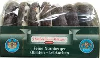 İçindeki şeker miktarı Feine Nürnberger Oblaten-Lebkuchen