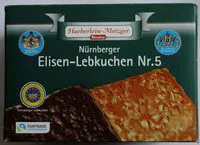 İçindeki şeker miktarı Nürnberger Elisen-Lebkuchen Nr.5