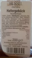 Quantité de sucre dans Hafergebäck