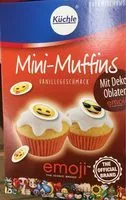 Cantidad de azúcar en Mini muffins emoji