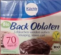 Cantidad de azúcar en Back Oblaten, bio