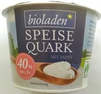Quantité de sucre dans Speisequark mit Sahne