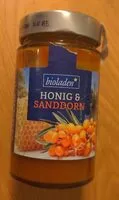 Suhkru kogus sees Honig & Sanddorn