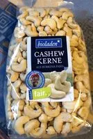 Zuckermenge drin Cashewkerne