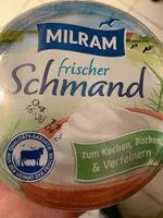 入っている砂糖の量 Frischer Schmand