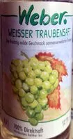 İçindeki şeker miktarı Weisser Traubensaft