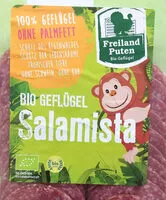 Zuckermenge drin Bio Geflügel Salamista