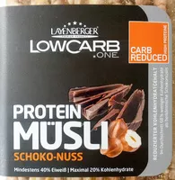 Zucker und Nährstoffe drin Lowcarb one