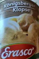 Quantité de sucre dans Königsberger Klopse
