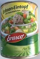Количество сахара в Erbsen-Eintopf mit Fleischbällchen