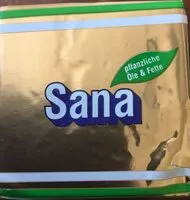 Zucker und Nährstoffe drin Sana