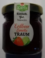 İçindeki şeker miktarı Erdbeer Limette Traum
