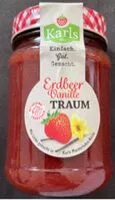 İçindeki şeker miktarı Erdbeer Vanille Traum