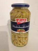 Sokerin määrä sisällä wachsbrechbohnen