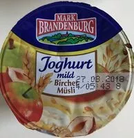 चीनी की मात्रा Bircher Müsli
