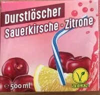 Suhkru kogus sees Durstloescher Sauerkirsch Zitrone