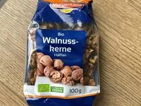 Sokerin määrä sisällä Walnusskerne Hälften