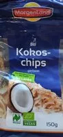 Sokerin määrä sisällä Kokos-chips