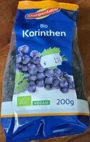 Sokerin määrä sisällä Bio Korinthen